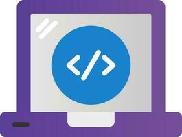 Web Coding Vector Icon Design