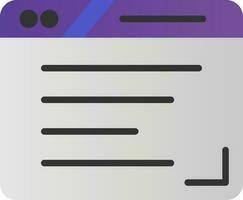 Browser Vector Icon Design