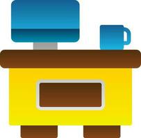 Information Desk Vector Icon Design