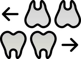 Teeths Vector Icon Design