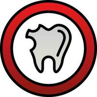 Caries Vector Icon Design