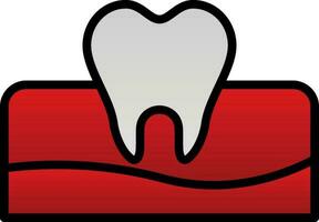 Toothache Vector Icon Design