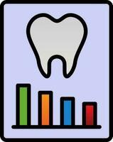 Dental Record Vector Icon Design