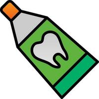 Toothpaste Vector Icon Design