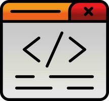 Web Programming Vector Icon Design