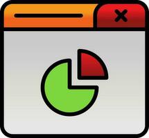Chart Vector Icon Design
