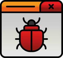Bug Vector Icon Design
