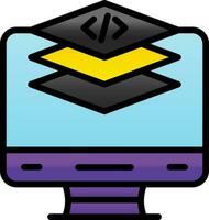 Computer Vector Icon Design