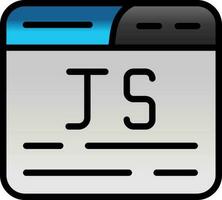 js vector icono diseño