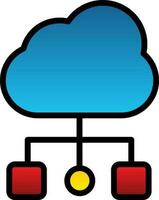Cloud Computing Vector Icon Design
