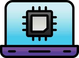 Cpu Vector Icon Design