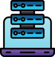 Database Vector Icon Design