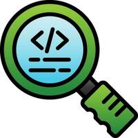 Quick Review Code Vector Icon Design
