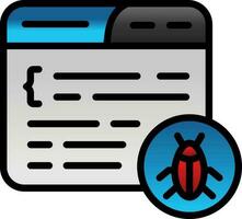 Bug Vector Icon Design