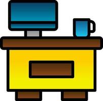 Information Desk Vector Icon Design