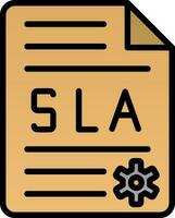 Sla Vector Icon Design