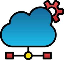 Cloud Computing Vector Icon Design