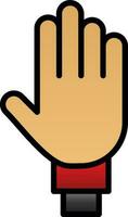 Four Fingers Vector Icon Design