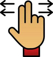 Swipe Vector Icon Design