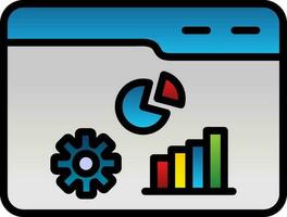 Statistics Vector Icon Design