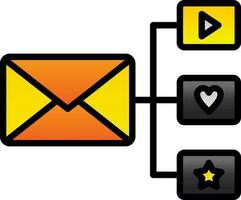 diseño de icono de vector de marketing por correo electrónico