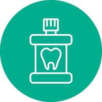 Mouthwash Vector Icon Design