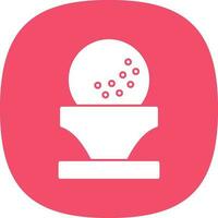 Golf ball Vector Icon Design