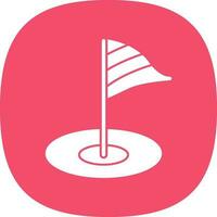 Minigolf Vector Icon Design