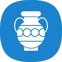 Amphora Vector Icon Design