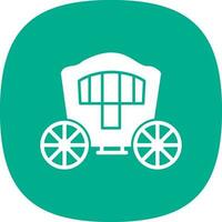 Carriage Vector Icon Design