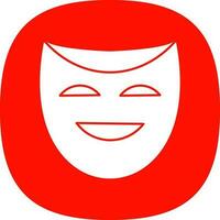 Theater masks Vector Icon Design