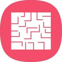 Labyrinth Vector Icon Design