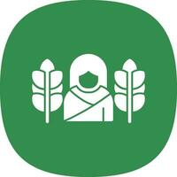 Demeter Vector Icon Design