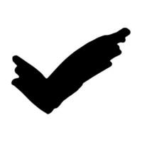 Check Checklist symbol doodle hand drawing marker style vector