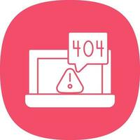 404 error Vector Icon Design