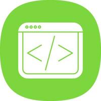 Web coding Vector Icon Design