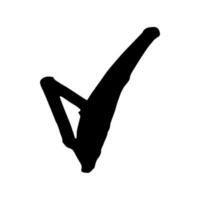 Check Checklist symbol doodle hand drawing marker style vector