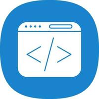 Web coding Vector Icon Design