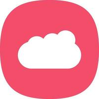 diseño de icono de vector de nube