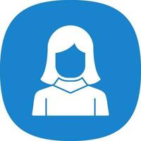 Girl Vector Icon Design