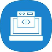 Web coding Vector Icon Design