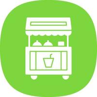 Food stand Vector Icon Design