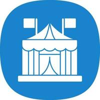 Circus tent Vector Icon Design