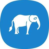 diseño de icono de vector de elefante