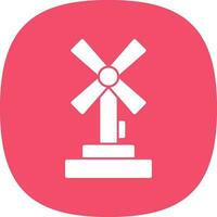 Windmill Vector Icon Design