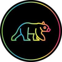 diseño de icono de vector de oso