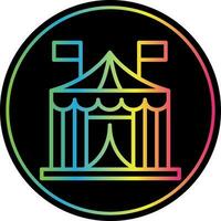 Circus tent Vector Icon Design