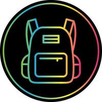 School bag Vector Icon Design