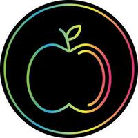 diseño de icono de vector de manzana