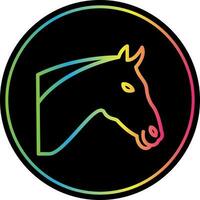 diseño de icono de vector de caballo